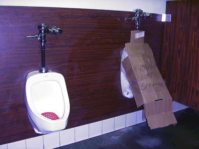 Broken Urinal