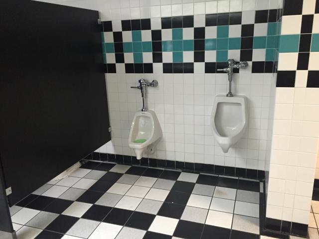 The Urinals of AMC Crossroads Mall 16