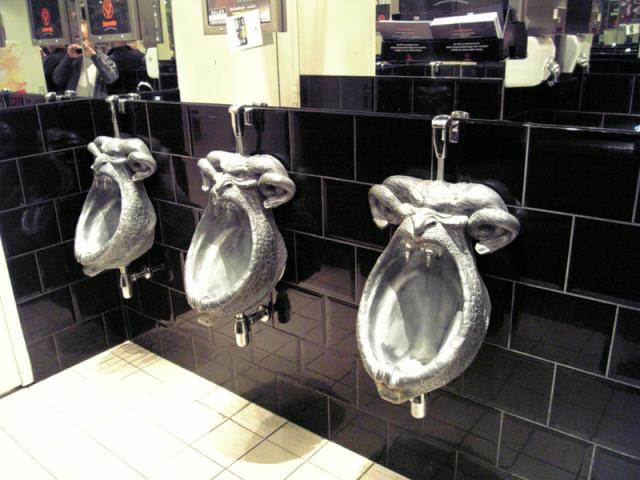 three urinals